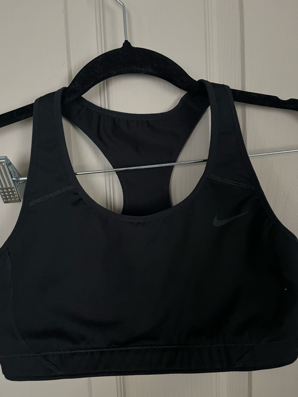 Nike Black Racerback Support Sports Bra